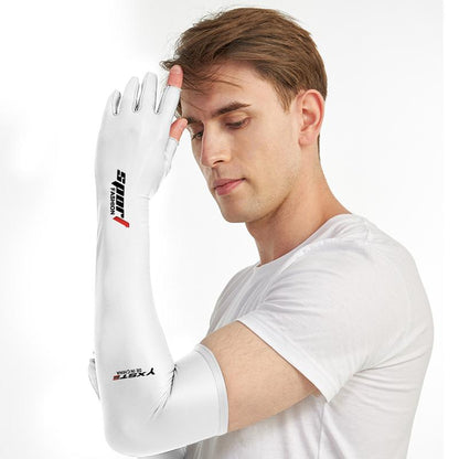 CoolShield - Ice Silk UV Sleeves – All-in-One Arm & Hand Sun Protection