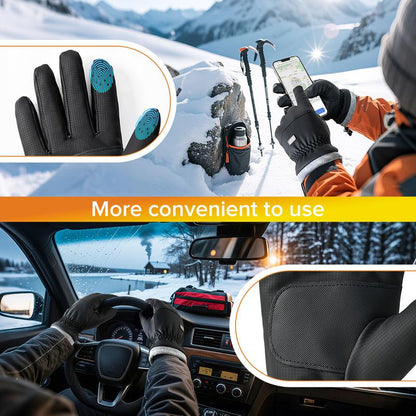 Viyawise Waterproof Thermal Ski Gloves for Men & Women - Touchscreen Friendly, Windproof, Perfect for Outdoor Sports & Daily Activities