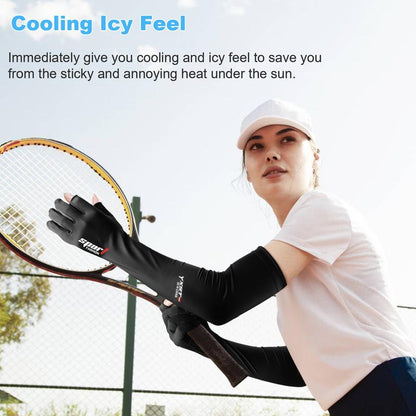 CoolShield - Ice Silk UV Sleeves – All-in-One Arm & Hand Sun Protection