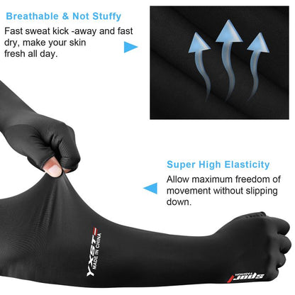 CoolShield - Ice Silk UV Sleeves – All-in-One Arm & Hand Sun Protection